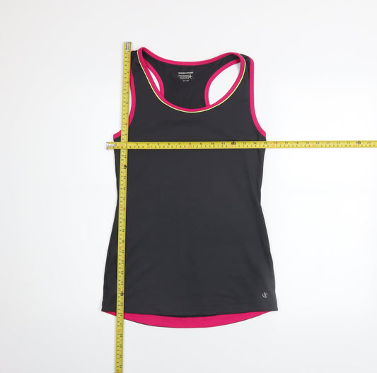 Womens UK Size 8 Dunnes Stores Black Gym & Training Running & Jogging Yoga Tank