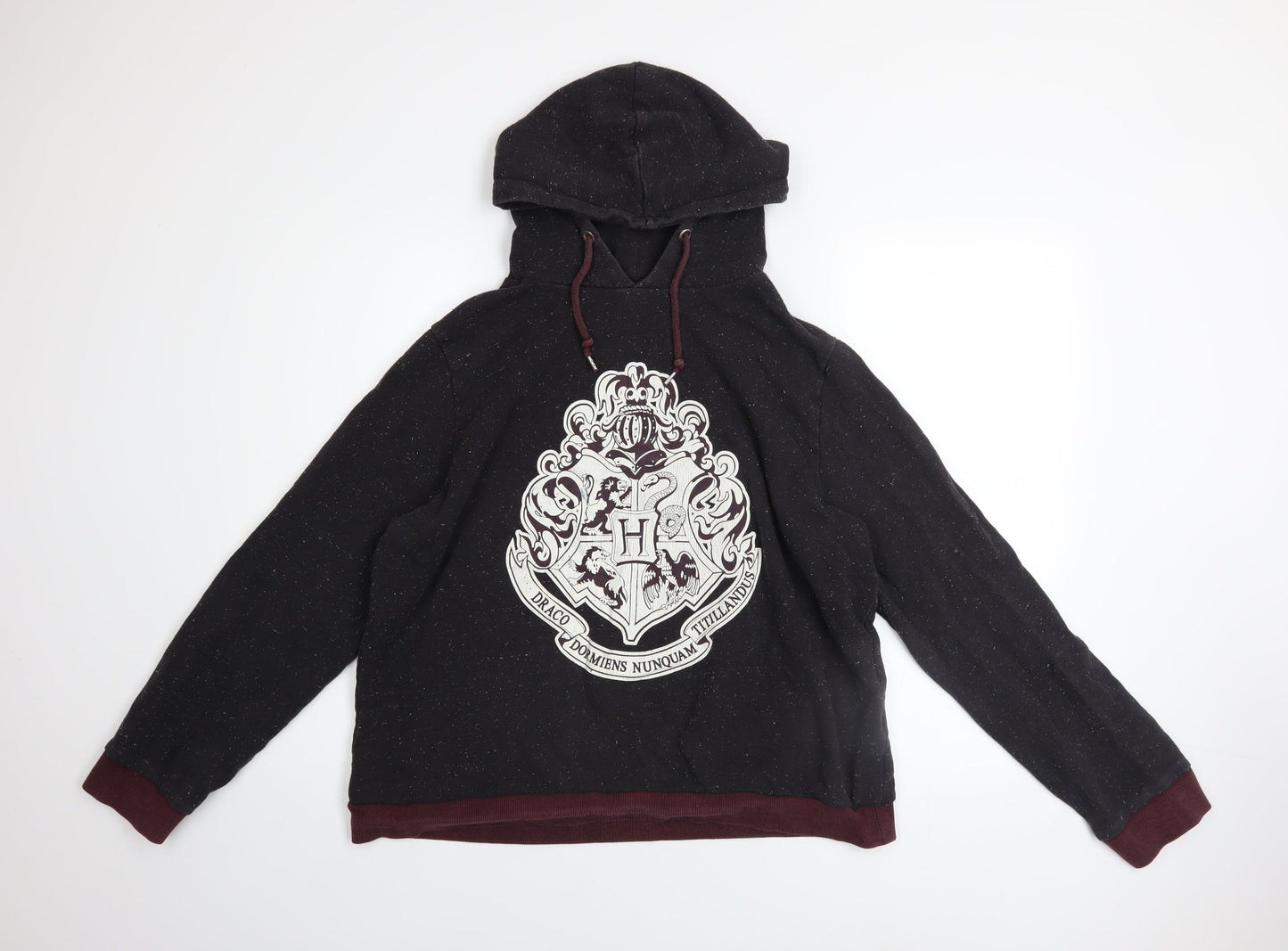 Womens UK Size 18 Harry Potter Black Pullover Hoodie