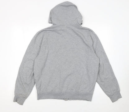 Womens UK Size S FILA Grey Full Zip Hoodie