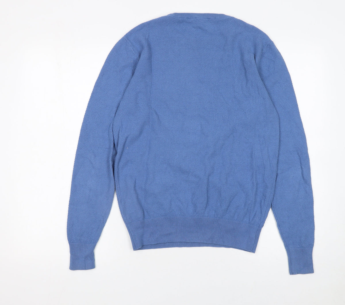 Mens UK Size M DAN JOHN Blue Pullover Jumper