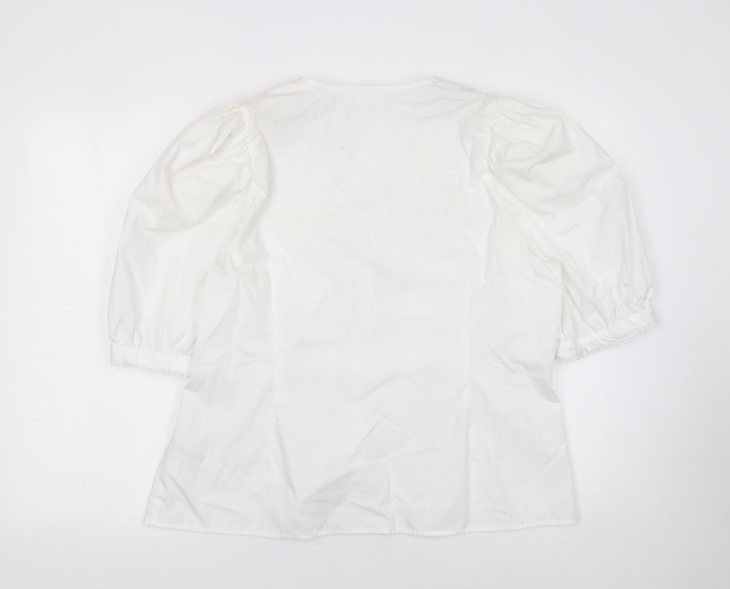Womens UK Size 18 Savida White Tunic Blouse