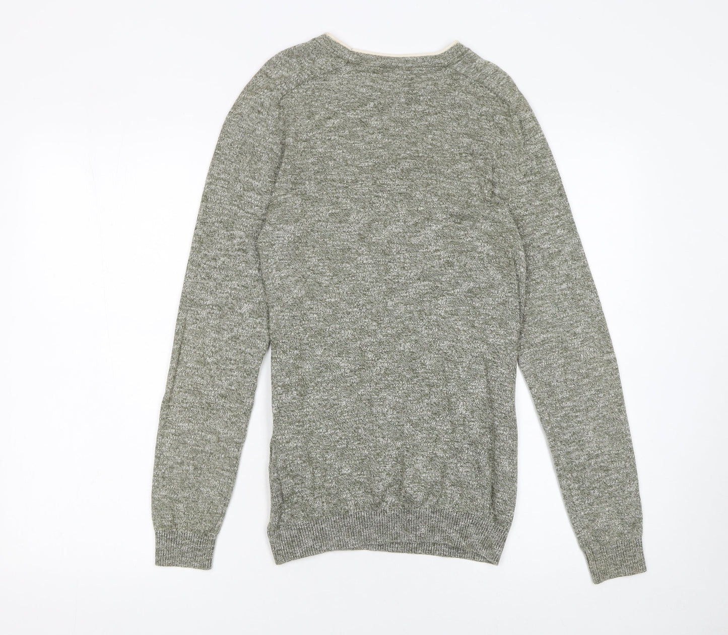 Mens UK Size XS River Island Grey Pullover Jumper