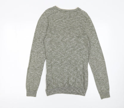 Mens UK Size XS River Island Grey Pullover Jumper