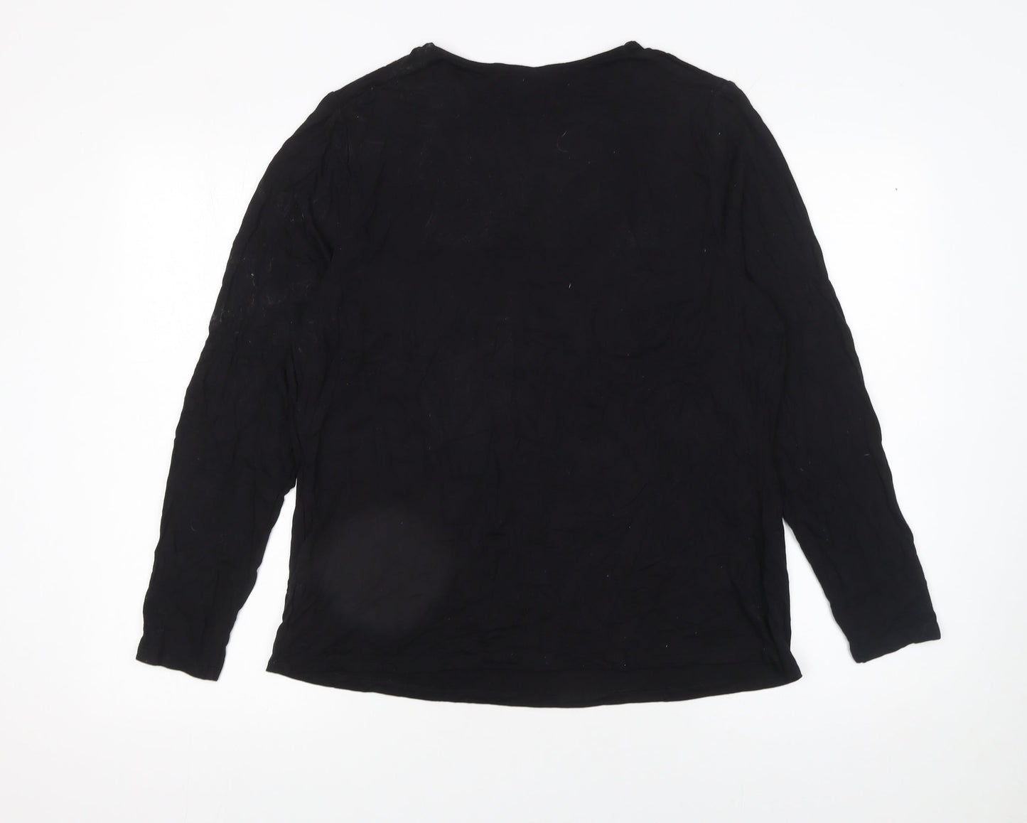 Womens UK Size 18 H&M Black Basic Blouse