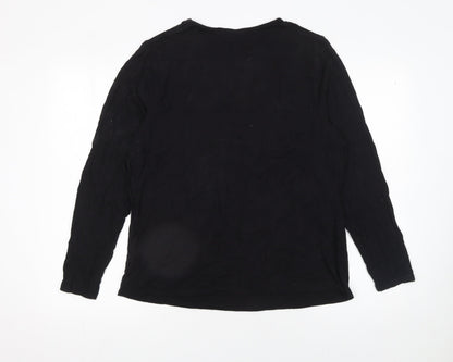 Womens UK Size 18 H&M Black Basic Blouse