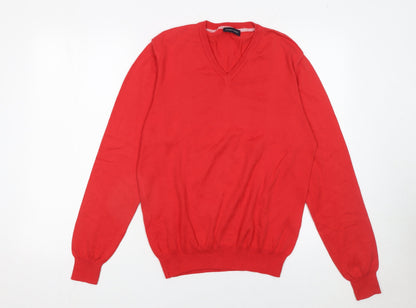 Mens UK Size M Filippo Riberti Red Pullover Jumper