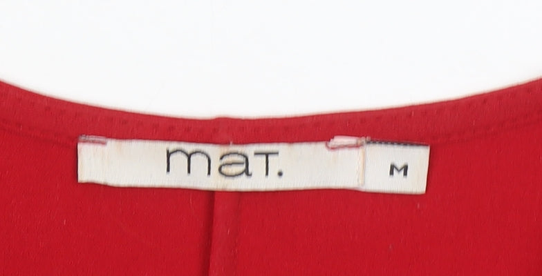 Womens UK Size M mat. Shift Dress