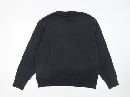 Mens UK Size M Nike Black Pullover Sweatshirt