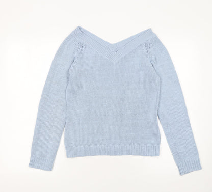 Womens UK Size XL ENERGY Blue Pullover Jumper