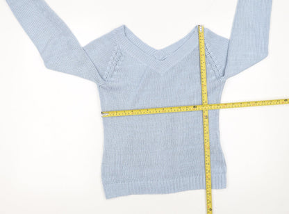 Womens UK Size XL ENERGY Blue Pullover Jumper