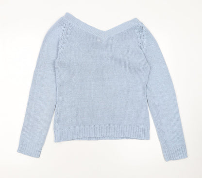 Womens UK Size XL ENERGY Blue Pullover Jumper