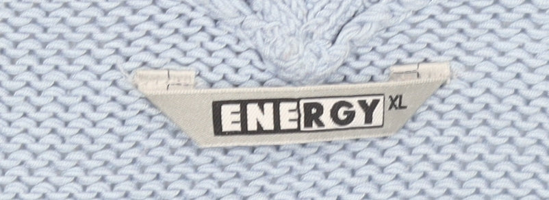 Womens UK Size XL ENERGY Blue Pullover Jumper