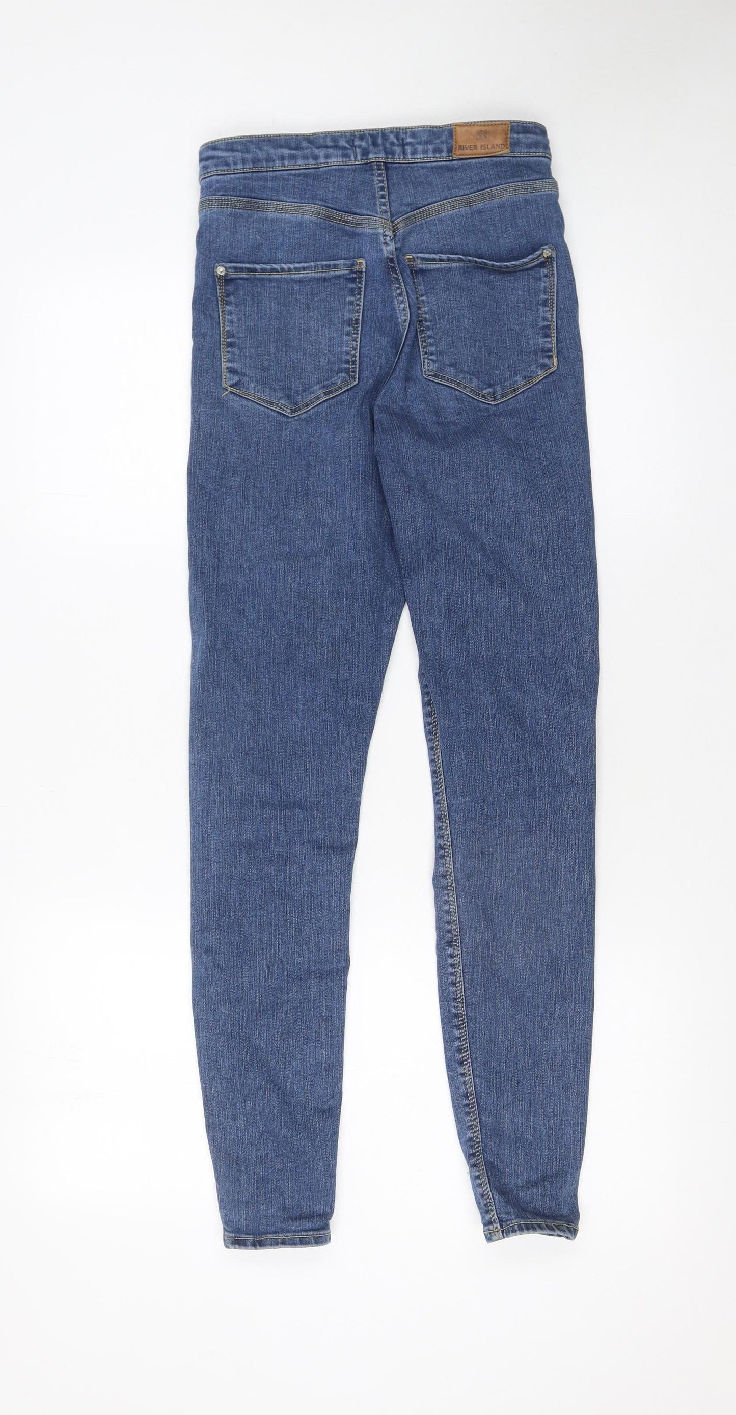 Womens UK Size 6 River Island Slim Fit Skinny Blue Jeans