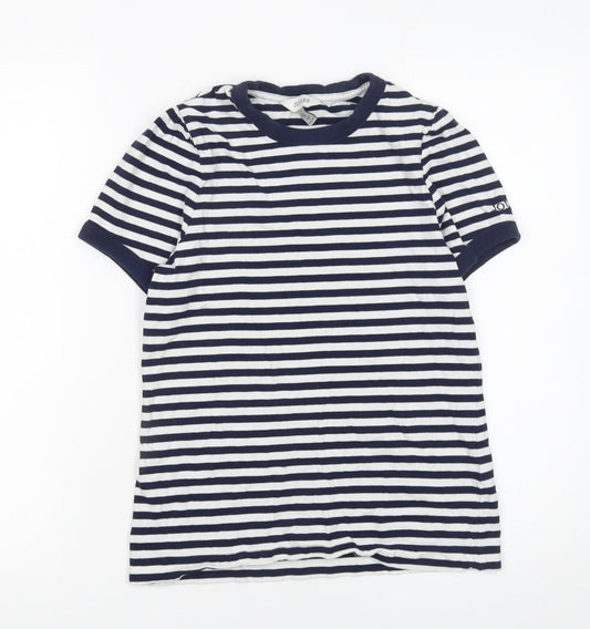 Womens UK Size 8 Joules Blue Basic T-Shirt