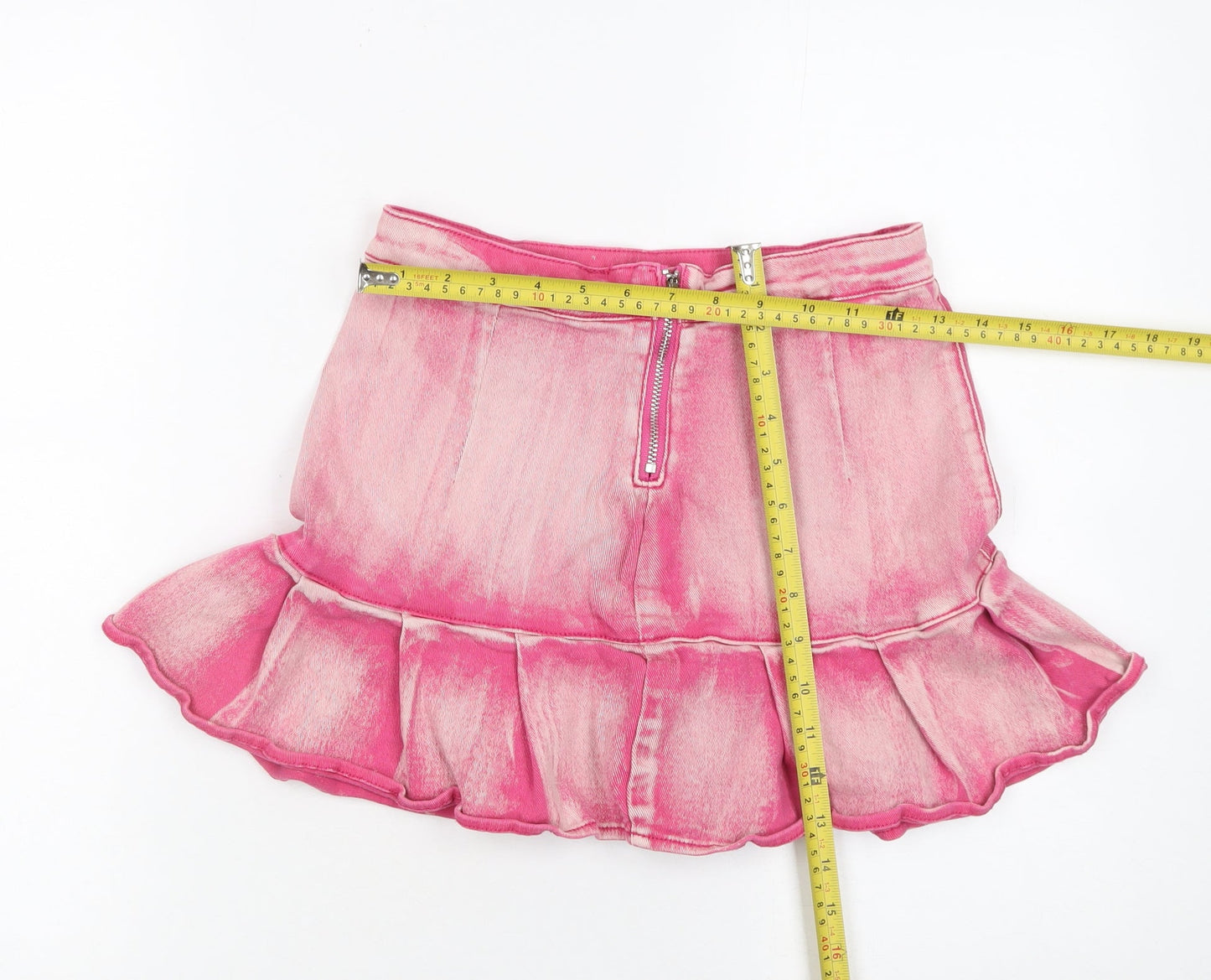 Womens UK Size 8 SheIn Mini Denim Skirt