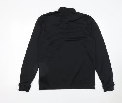 Mens UK Size M adidas Black Pullover Sweatshirt