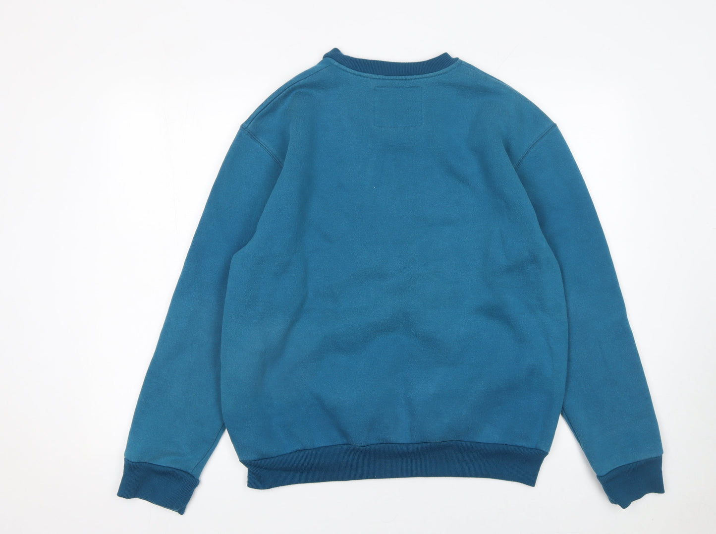 Unisex Adults UK Size S Insert Coin Blue Pullover Sweatshirt