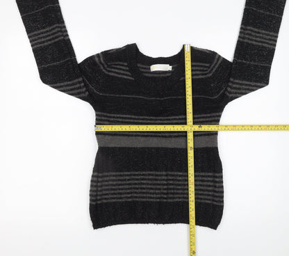 Womens UK Size M Yufascreation Black Pullover Jumper