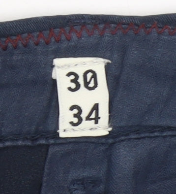 Mens UK Size M JACK & JONES Slim Fit Chino Blue Trousers