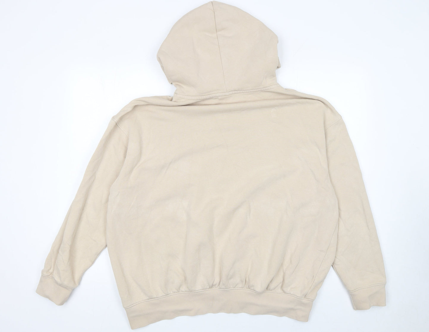 Womens UK Size M Nike Beige Pullover Hoodie