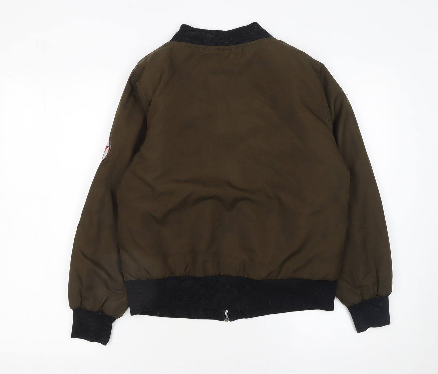 Womens UK Size S Rising Brown Bomber Jacket