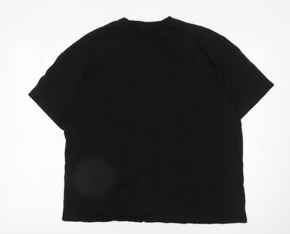 Womens UK Size M BLACKPINK Black Basic T-Shirt