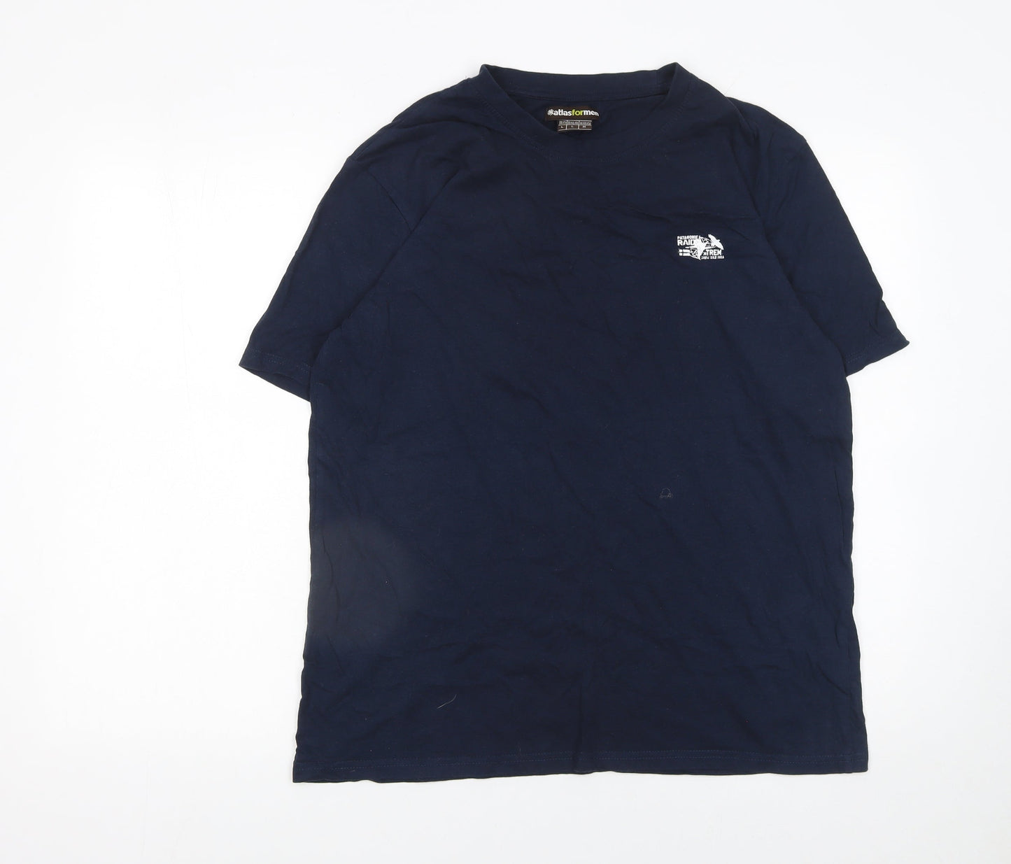 Mens UK Size M Atlas For Men Blue  T-Shirt