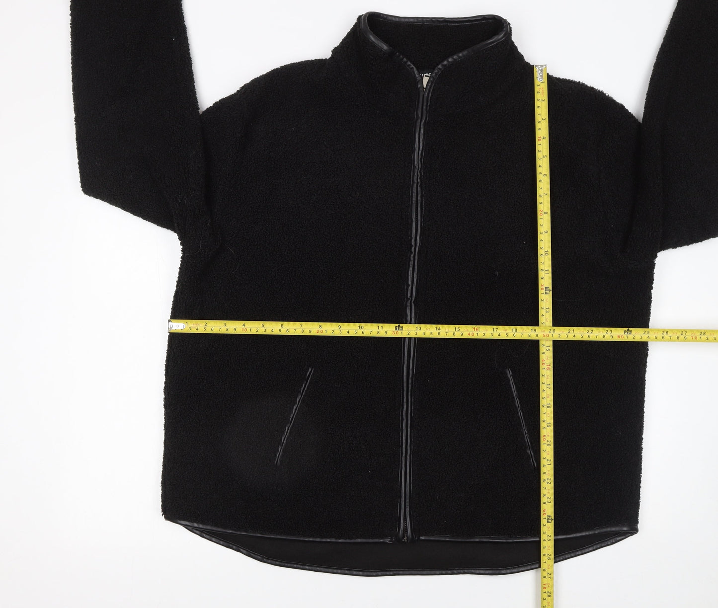Womens UK Size L Peacocks Black Basic Jacket