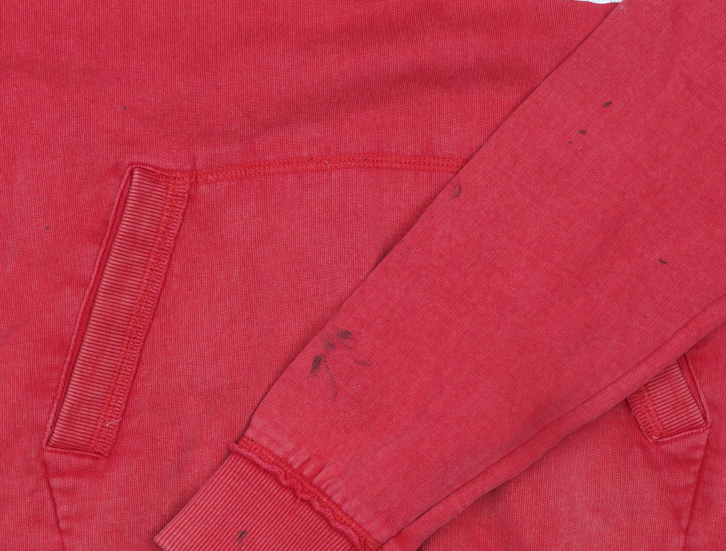 Womens UK Size 12 Liverpool Football Club Red Henley Hoodie
