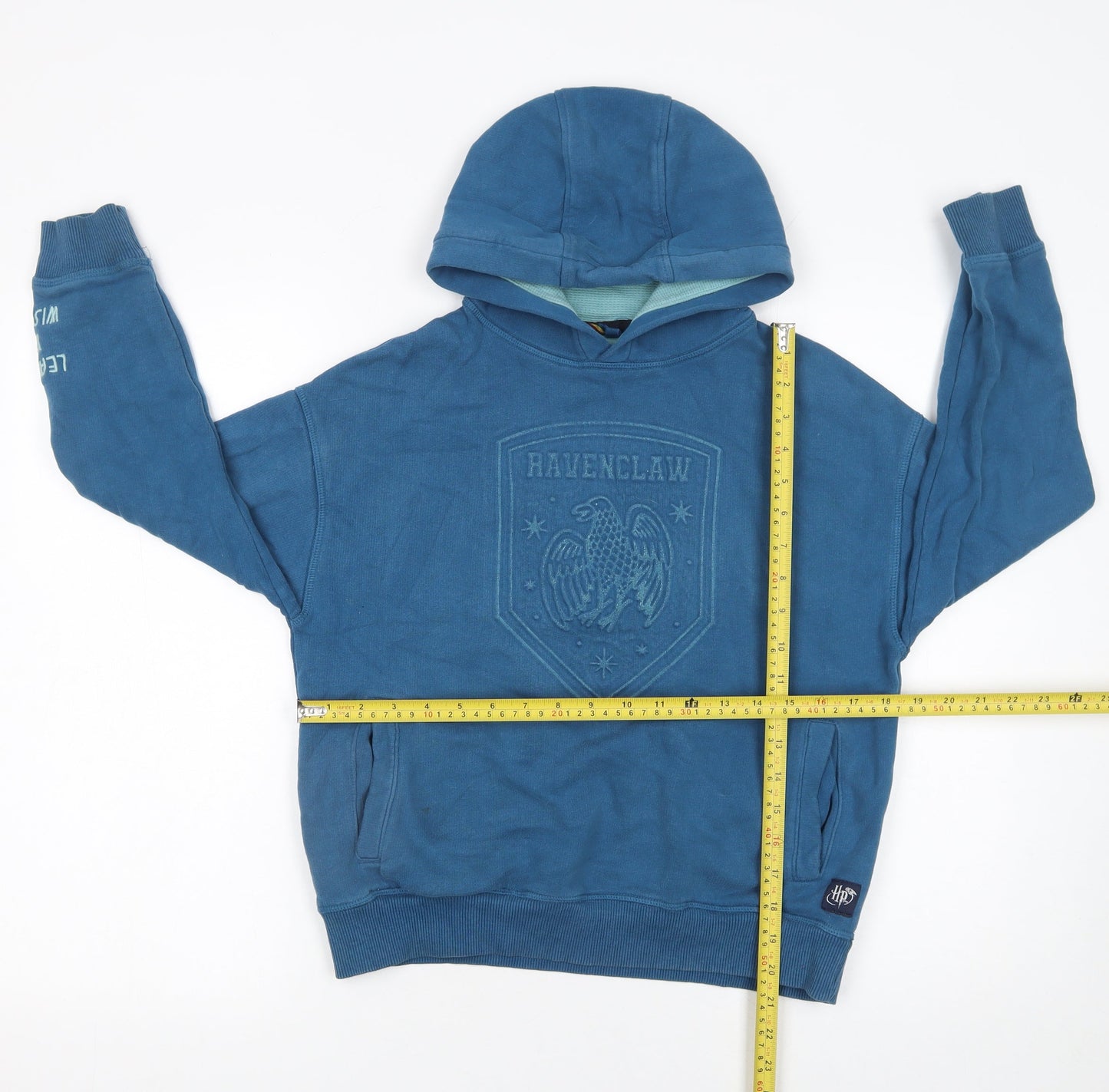 Boys UK Size 11 Years Marks and Spencer Blue Pullover Hoodie