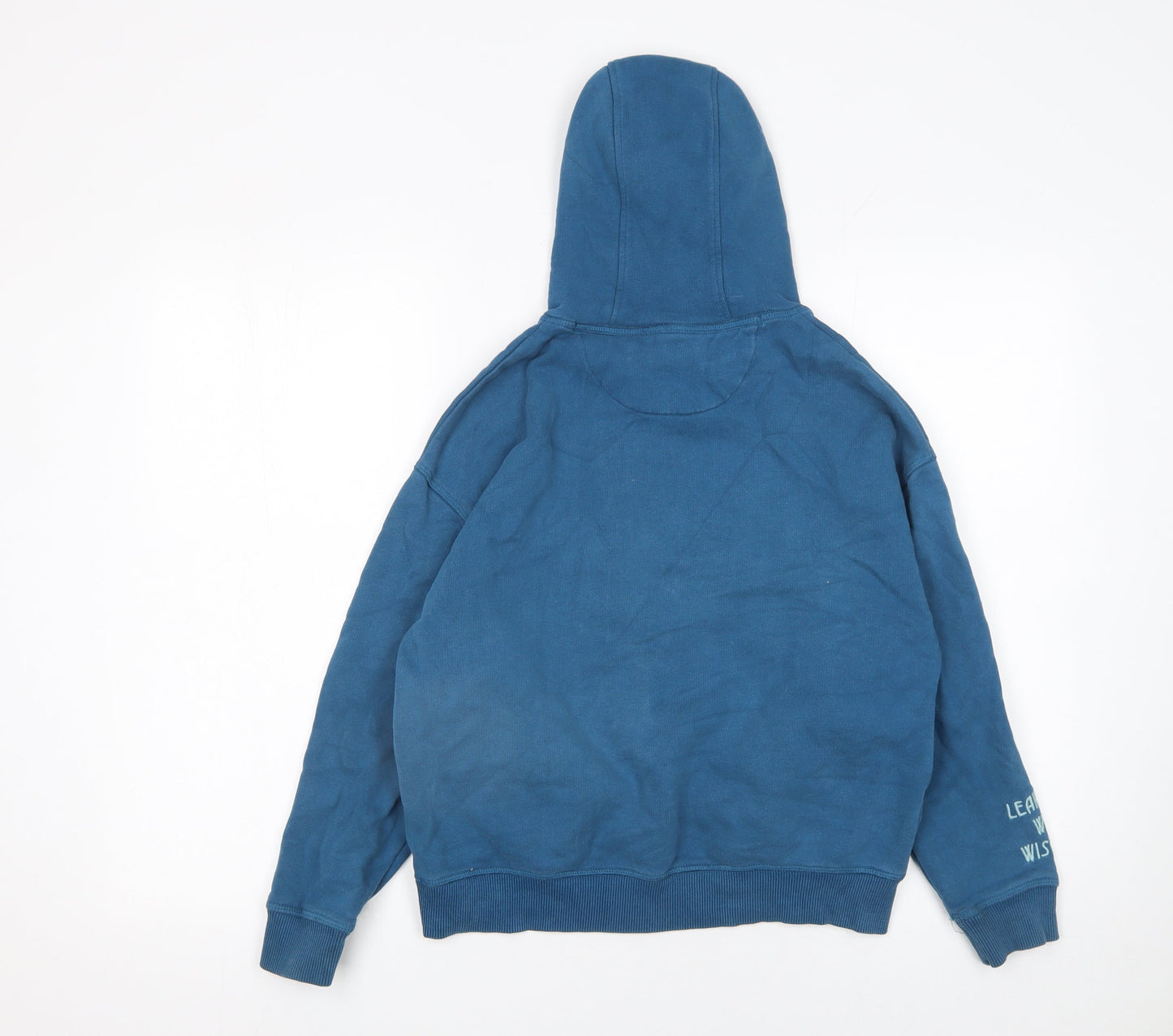 Boys UK Size 11 Years Marks and Spencer Blue Pullover Hoodie