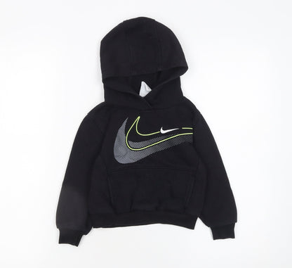 Boys UK Size 2-3 Years Nike Black Pullover Hoodie
