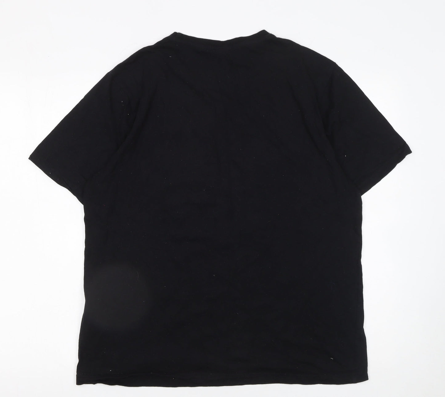 Mens UK Size L International Space Archives Black  T-Shirt