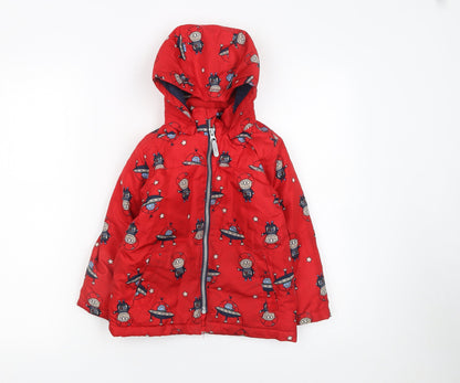 Boys UK Size 4 Years name it Red Puffer Jacket