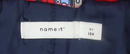 Boys UK Size 4 Years name it Red Puffer Jacket