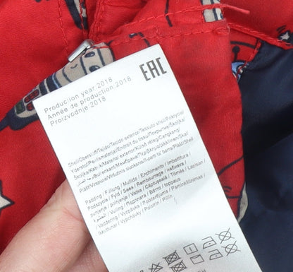 Boys UK Size 4 Years name it Red Puffer Jacket