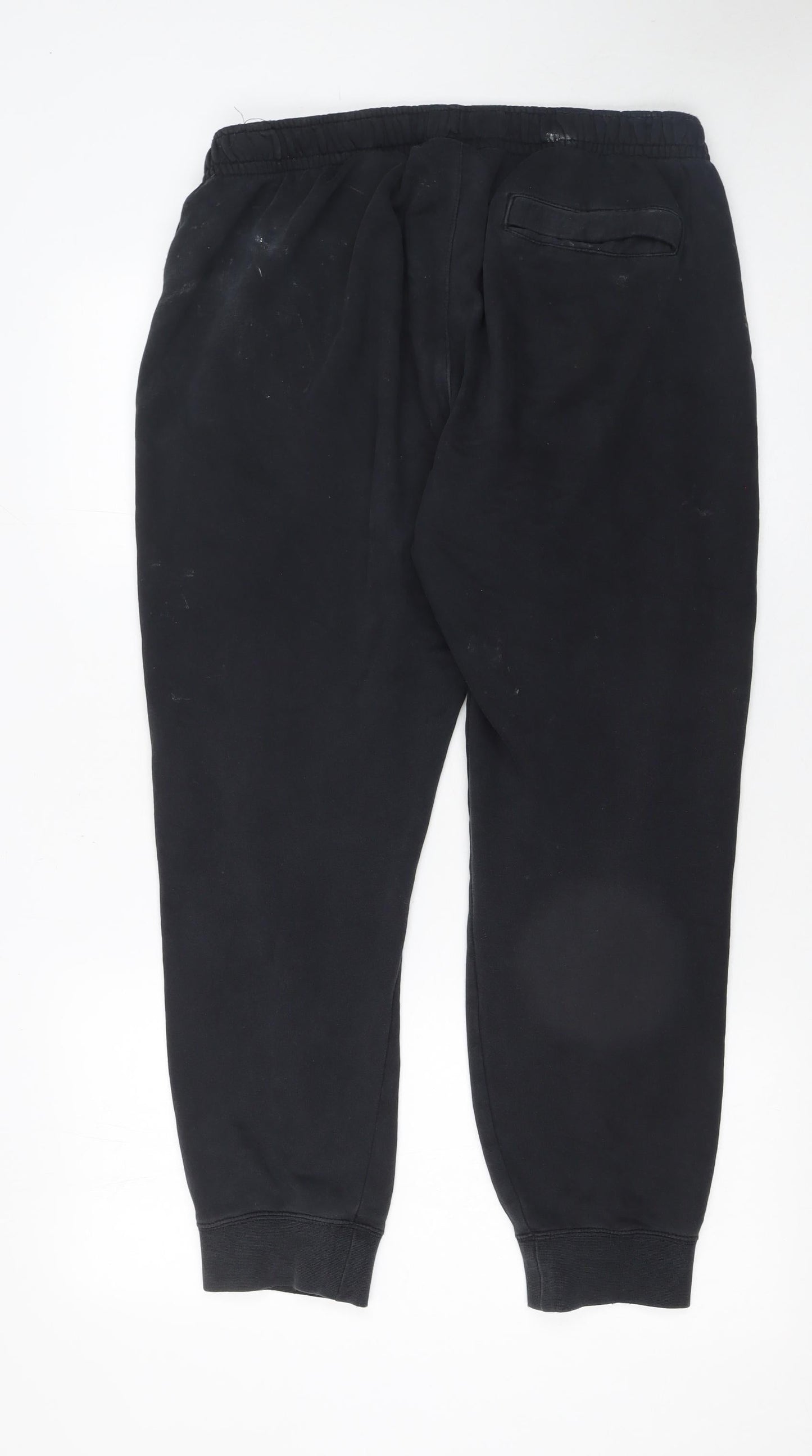 Mens UK Size L Nike Regular Fit Jogger Black Trousers