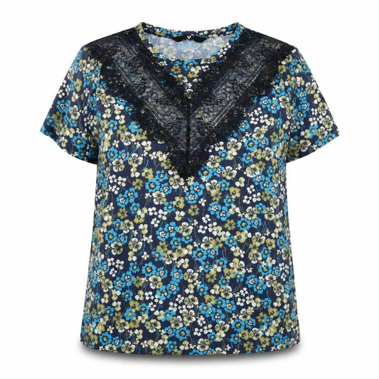 Womens UK Size 10 Very Blue Basic Blouse