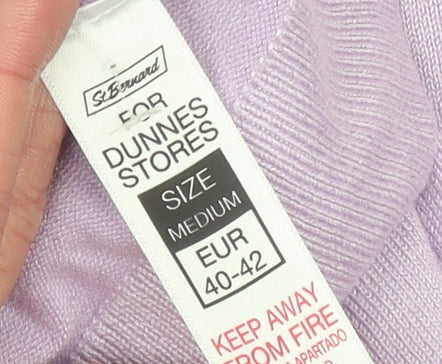 Womens UK Size M Dunnes Purple Cardigan Jumper