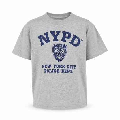 Boys UK Size XS NYPD Grey Basic T-Shirt