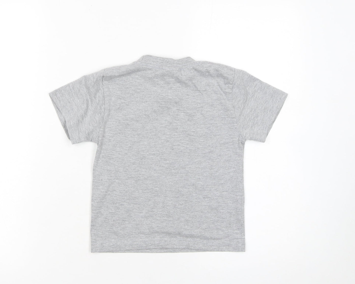 Boys UK Size XS NYPD Grey Basic T-Shirt