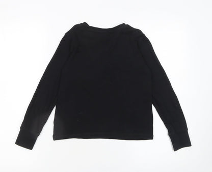 Boys UK Size 8-9 Years George Black Pullover T-Shirt