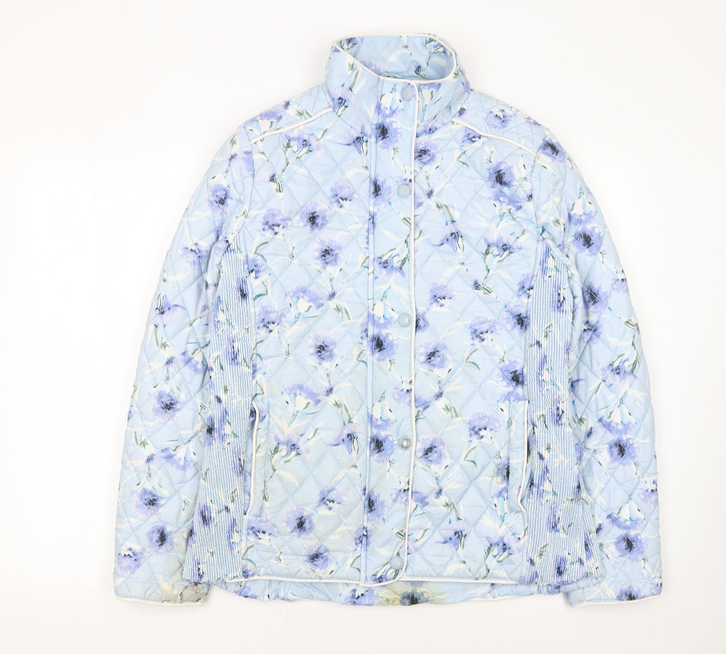 Womens UK Size 14 Gerard Blue Quilted Coat