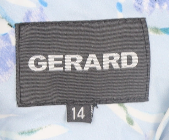 Womens UK Size 14 Gerard Blue Quilted Coat