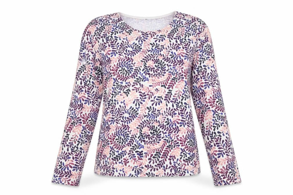 Womens UK Size M Karen Scott Multicoloured Basic T-Shirt