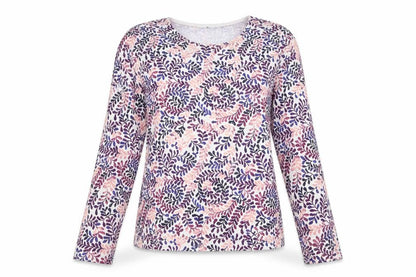 Womens UK Size M Karen Scott Multicoloured Basic T-Shirt