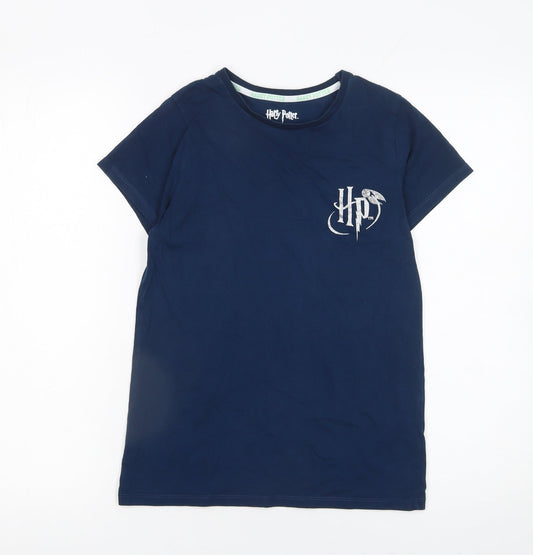 Girls UK Size 12-13 Years Character.com Blue Basic T-Shirt