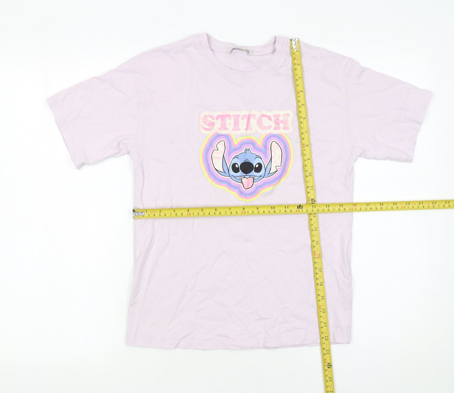 Girls UK Size 13-14 Years George Pink Basic T-Shirt