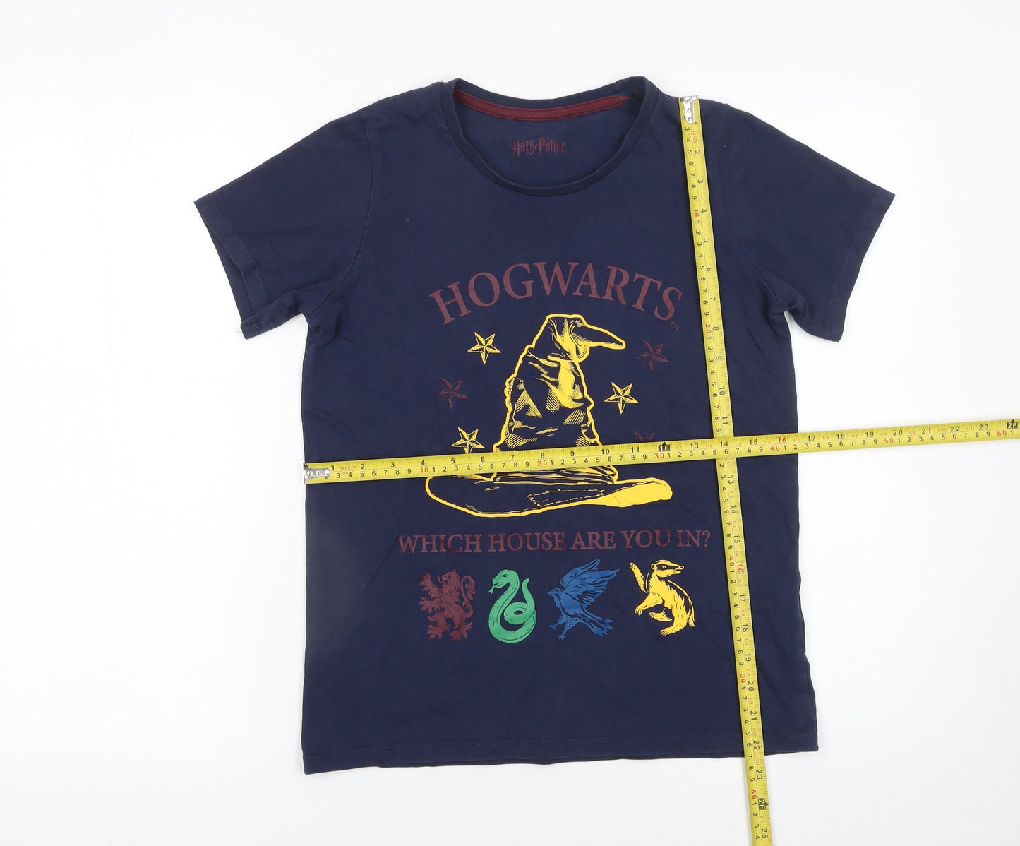 Boys UK Size 12-13 Years Character.com Blue Basic T-Shirt