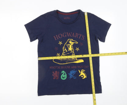 Boys UK Size 12-13 Years Character.com Blue Basic T-Shirt